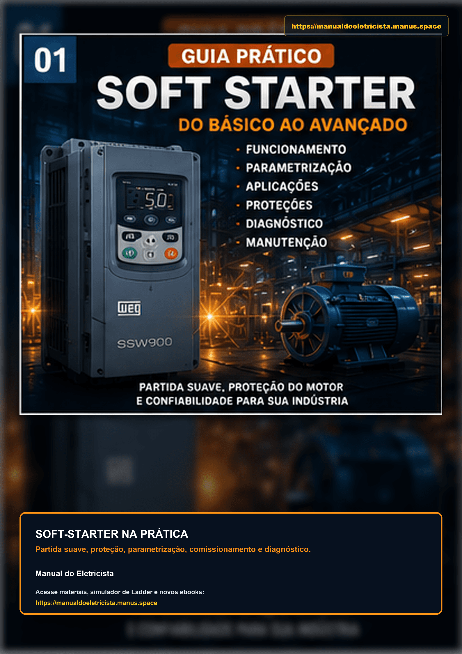 Capa do material Soft-Starter na Prática